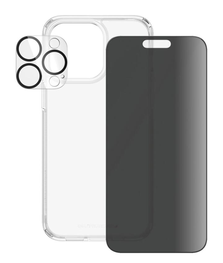 PanzerGlass™ Privacy 3-in-1 Set - iPhone 15 Pro Max PanzerGlass™ Privacy 3-in-1 Set - iPhone 15 Pro Max